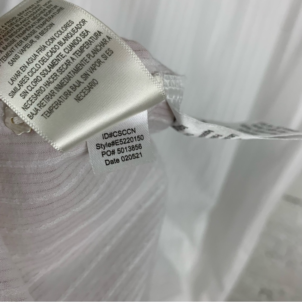 Eileen West White Cotton Lawn Ballet Gown Maxi Nightgown Dress S - Picture 12 of 12